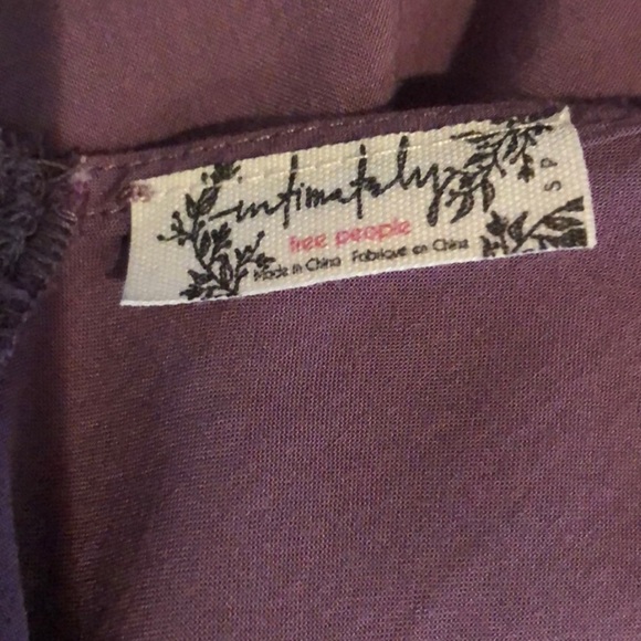 NWOT FREE PEOPLE Side by Side Violet Slip Dress - Picture 6 of 6